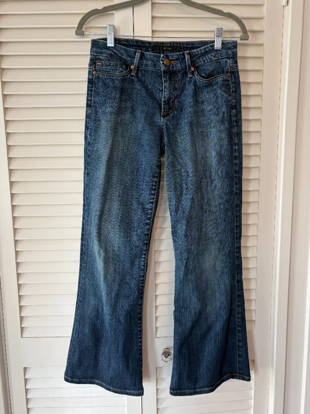 Joe's women's Wide Leg Muse jeans 27 denim blue flare